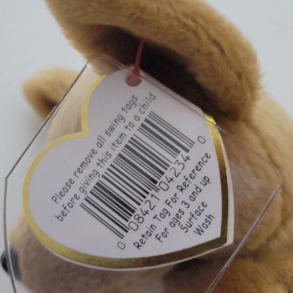 TY Beanie Baby Lot of 2 Dogs Weenie 1995 Tiny 1999 Mint One Owner - Picture 9 of 11